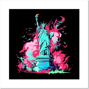 statue of liberty Posters and Art